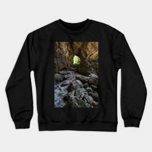 Cetatile Ponorului cave entrance Crewneck Sweatshirt